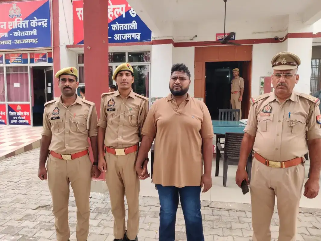 Breaking: Maharashtra's history-sheeter arrested with illegal pistol in Azamgarh