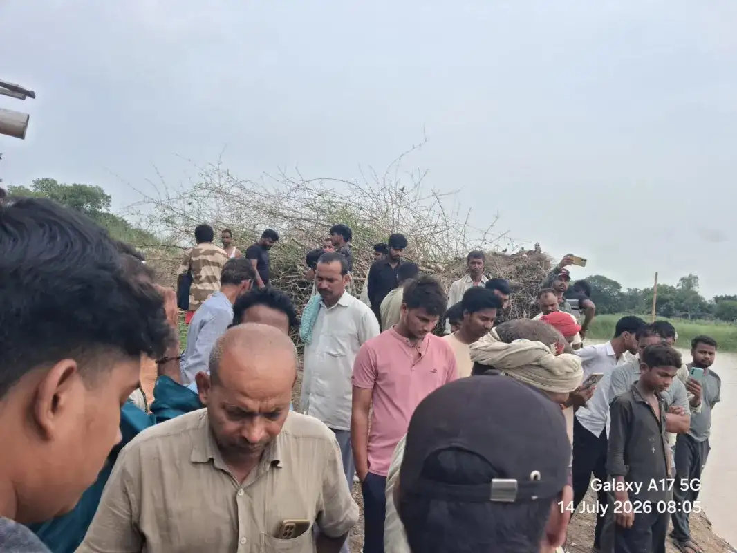 Image: The hopes of the family were dashed, Jaiprakash, missing for two days, was found dead.