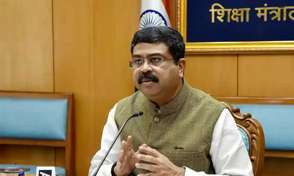 Image: Government's pride finally broken: Education Minister Dharmendra Pradhan's resignation surrounded by...