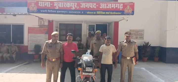 Image: Illegal sale during liquor ban in Mubarakpur, two salesmen arrested