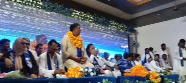 Image: BSP's huge worker convention in Jeyanpur, Shankar Yadav declared candidate from Sagdi