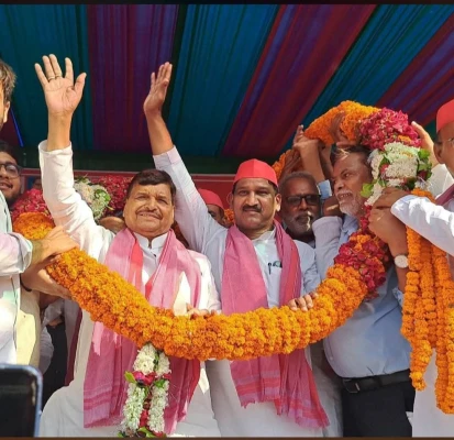 Breaking: Shivpal's roar in PDA Panchayat of Sagdi, said - not just power, the system has to be changed